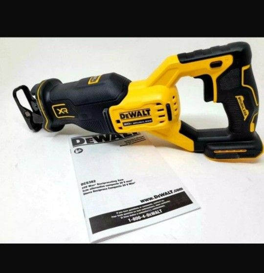 DeWalt 20V XR Cordless Reciprocating Saw, Tool Only