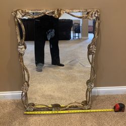 Antique wall mirror