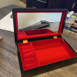 Jewelry Box And Matching Wine Bottle Holder