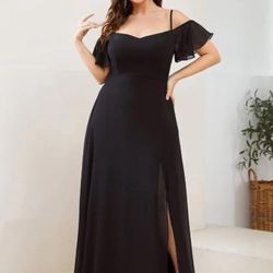 Chiffon Plus Size Evening Dress 