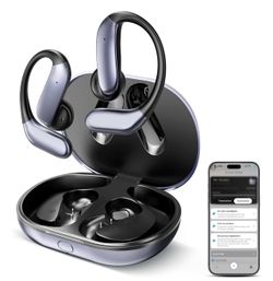 AI Translation Earbuds: 170 Languages & 0.45s Instant Real-Time Translator, Smart AI Headphones with Meeting Notes & Transcription, Bluetooth 6.0 & EN