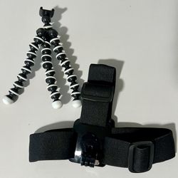 Go Pro Tripod & Head Strap 