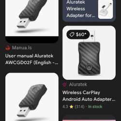 Wireless Car Adapter for Apple CarPlay