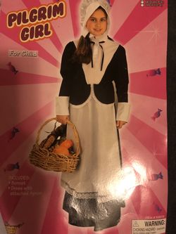Girl Pilgrim Costume