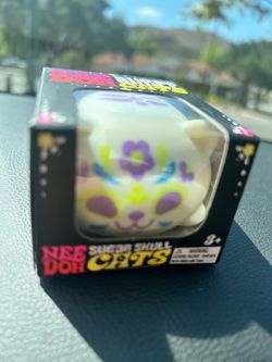 Nee Doh Sugar Skull Cats Stress Ball