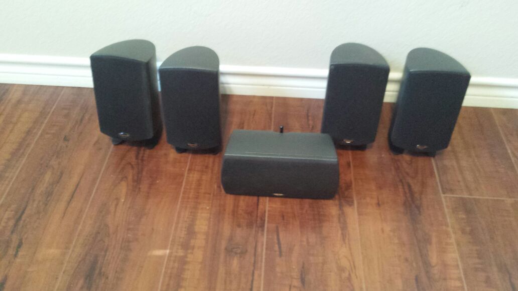 Klipsch Speakers HT-SK5-S-PM Surround Sound Speakers Set Of 5