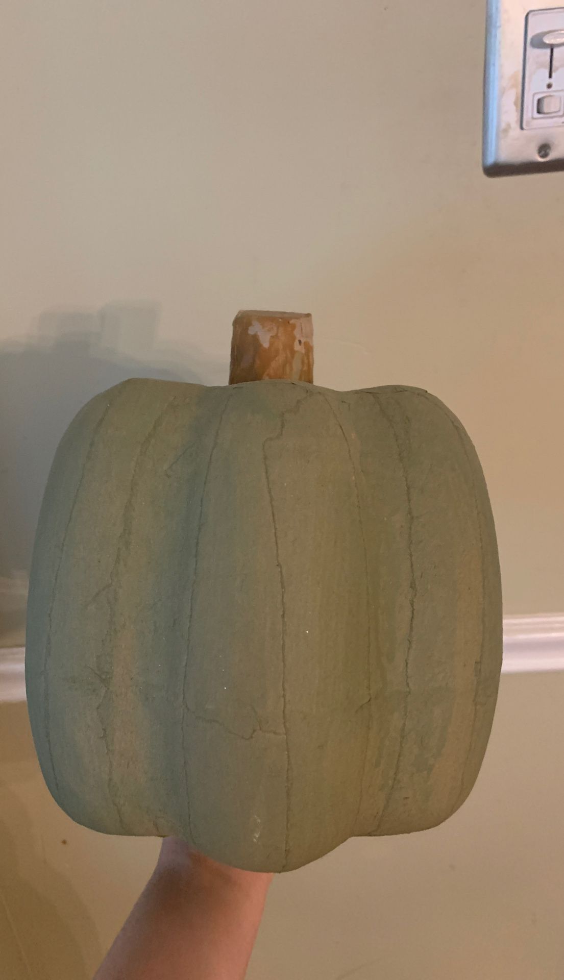 Cardboard pumpkin