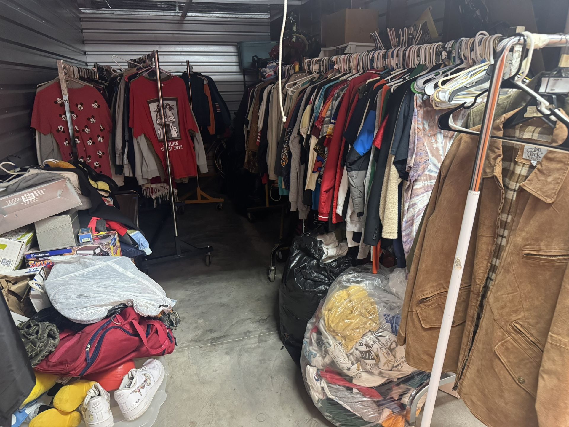 Storage Unit Sale: Clearing out 10x30 Vintage and Streetwear (Morton Grove)