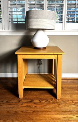 Pine side table or nightstand