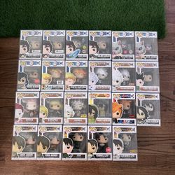  Anime Funko Pop Lot Of 23