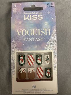 KISS Voguish Fantasy Holiday Theme Press On Nails