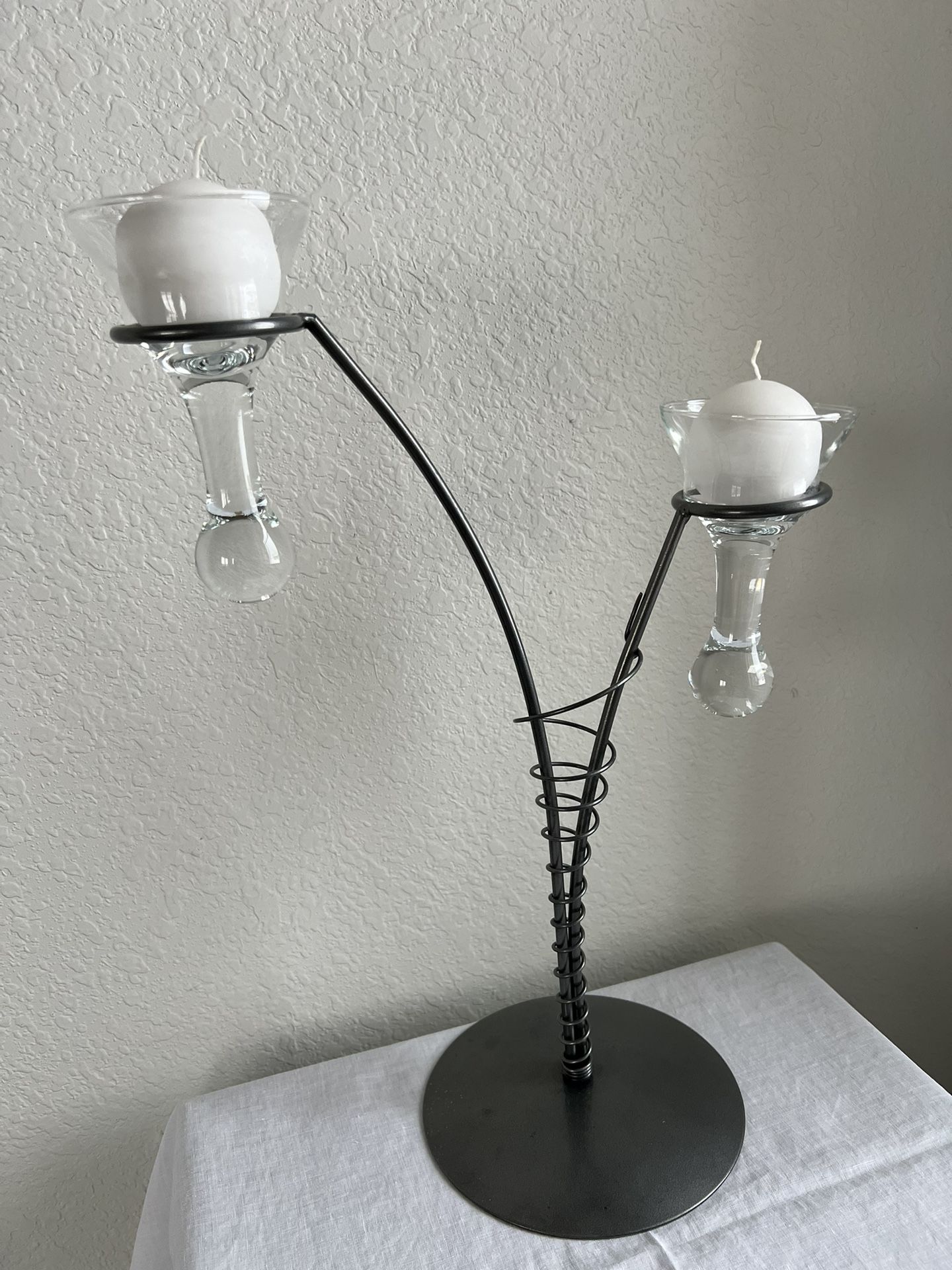 Double candle Holder
