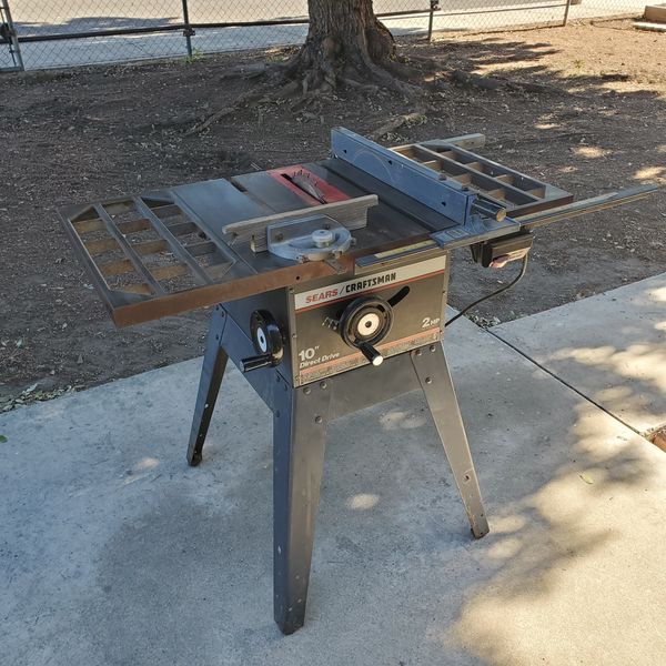 Craftsman Contractor Table Saw 113 for Sale in Pomona, CA OfferUp