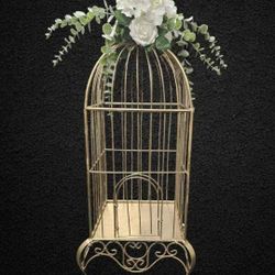 Golden Birdcage - Wedding Decor
