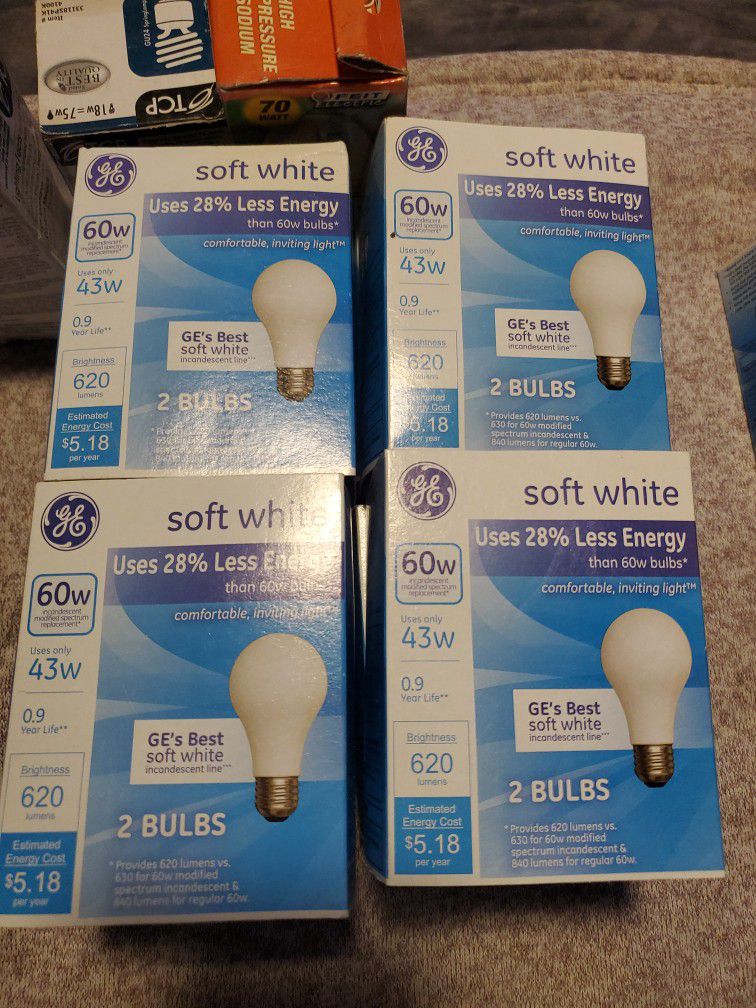 Ge Soft White 60w 2 Per Pack 