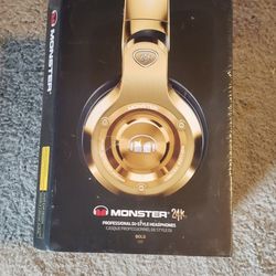 Monster 24k Gold Headphones