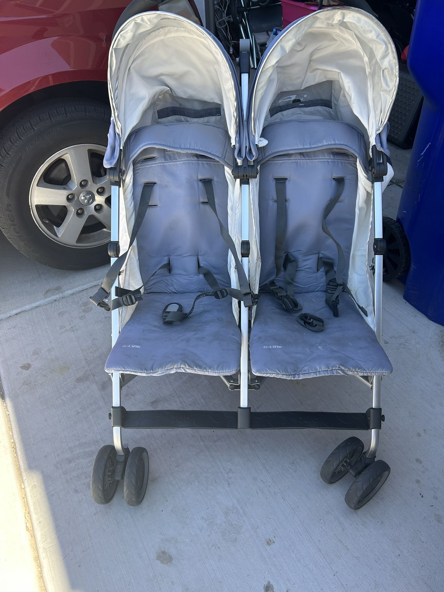Uppababy GLink Double Stroller -Umbrella