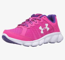 Girls Under Armour Micro Assert 6 Running Shoes Size 13K