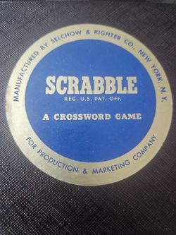 1953 Original Scrabble Board Game