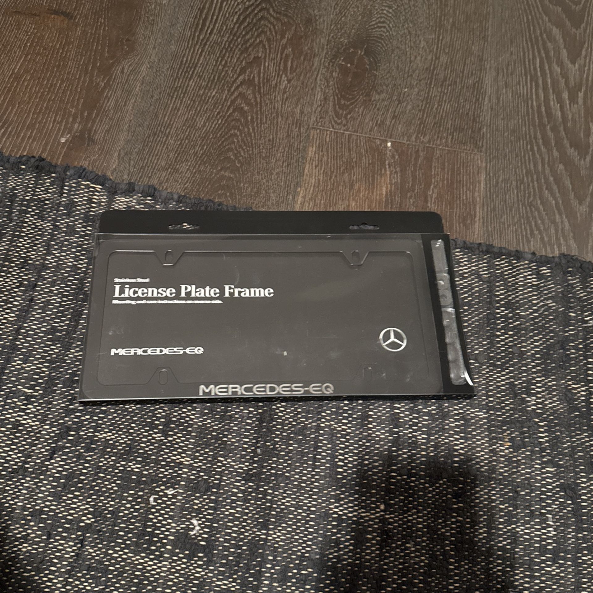 Brand new Mercedes Benz EQ License Plate Frame 