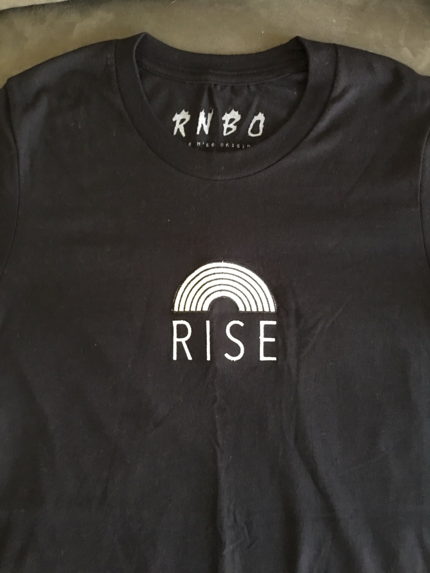 New RNBO “Rise n' Be Original" Jake Paul XS Black Tee