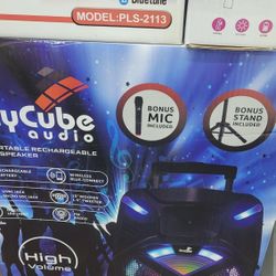 Brand New 15" Bluetooth Speaker Wireless Mic & Stand 