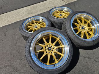 Wheels 17x9 5 lugs new rims and tires