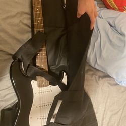 Electric Guitar And Speaker