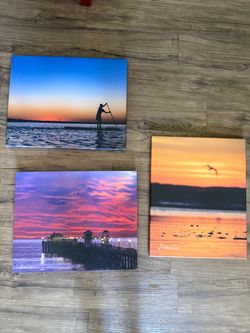16x20 Oceanside Beach Canvas
