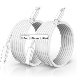 2 Pack USB C to Lightning Cable