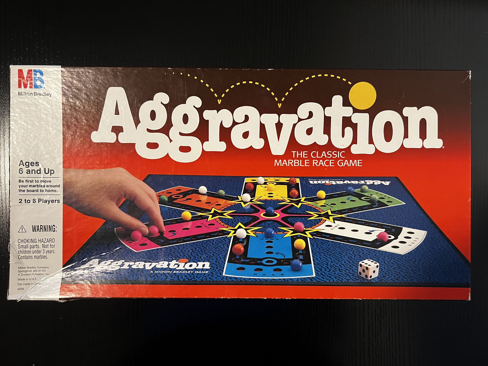 Vintage 1989 Aggravation Board Game