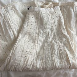 Ralph Lauren Eyelet Midi Skirt