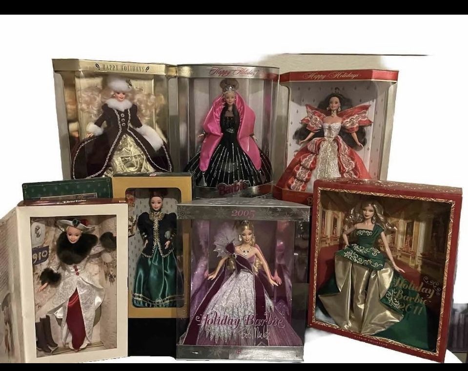 Holiday Barbies - New  With Tags 
