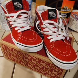 Boys Vans Worn Once Paid 55