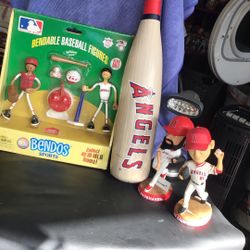 Vintage Bendos Angels Baseball Figures And Others 