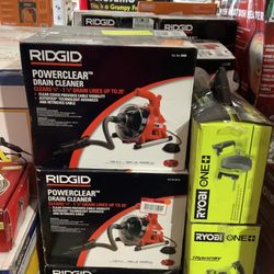 RIDGID PowerClear 120-Volt Drain Cleaning Machine for Tubs, Showers, and Sinks