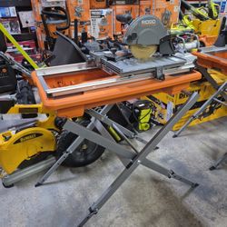 Ridgid 9 Amp 7in. Blade Corded Wet Tile Saw With Stand 