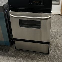 GE 24” Single Gas Wall Oven Stainless Steel 