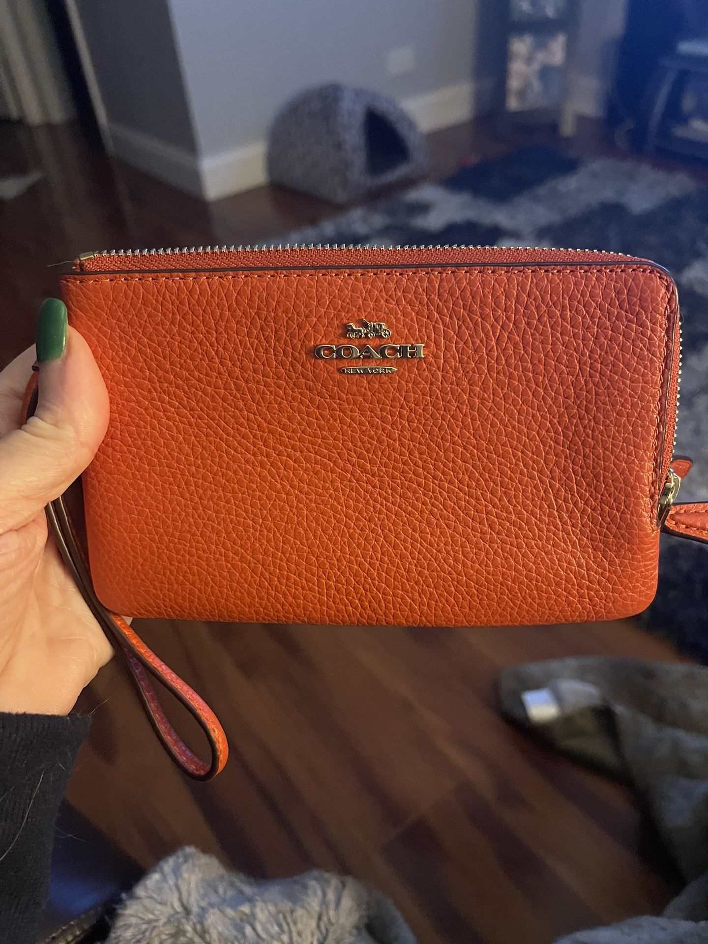 Coach Double Zip Wristlet