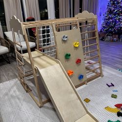 Wooden Indoor Playground Like New