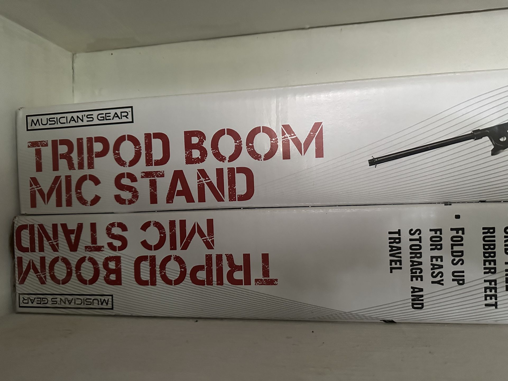 TRIPOD BOOM MIC STAND