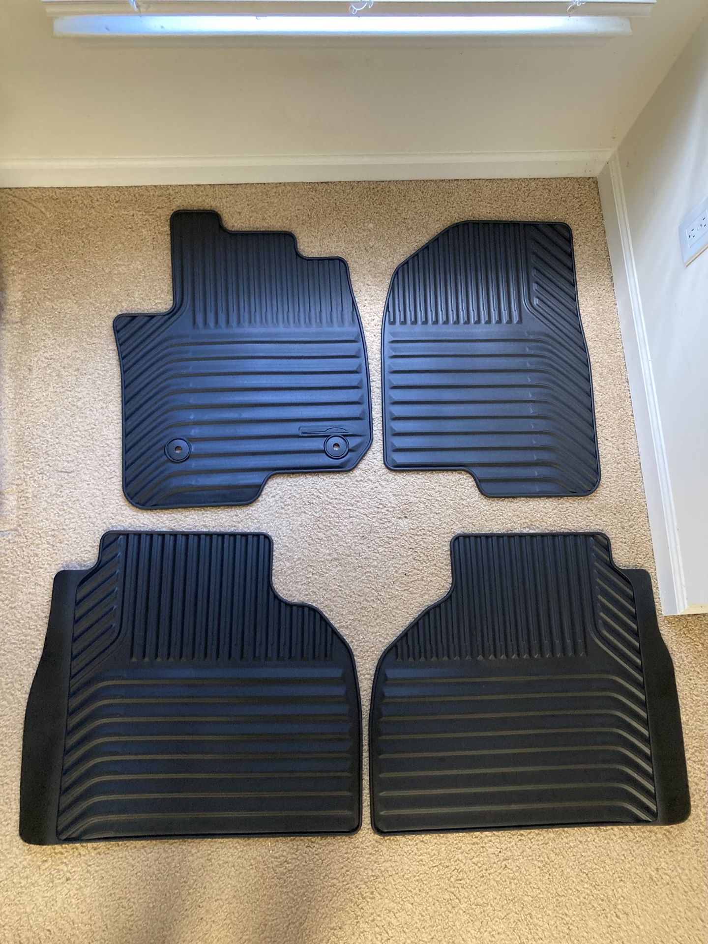 Original 4 Floor Mats from 2021 GMC Sierra 1500 Crew Cab
