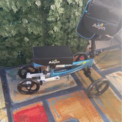 Brand New Fully Assembled Knee Scooter With Carrying Bag 