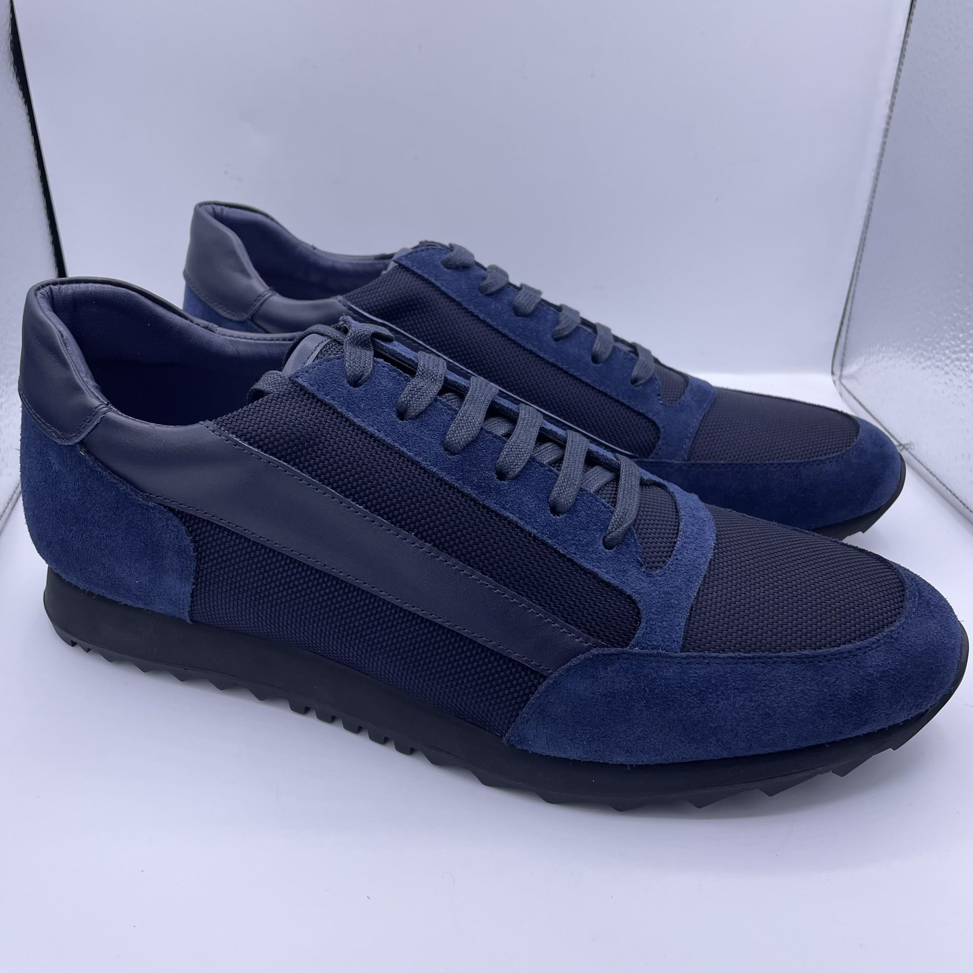 Grayish blue English Laundry leather shoes Thomas Dress Shoe // Navy (US: 11) - English Laundry - Touch  main image 4