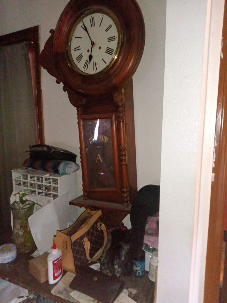 Old Antique Clock Regulator