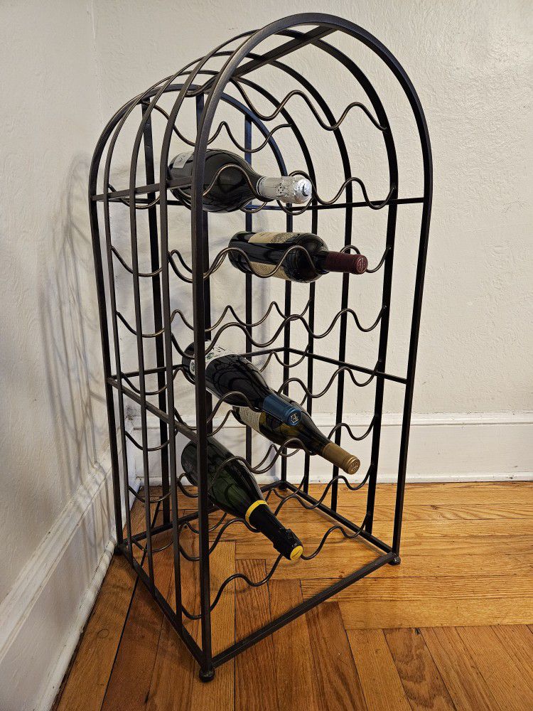 Large Metal Wine Rack
