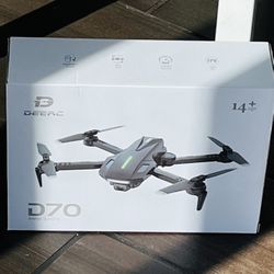 Brand New  DEERC Drone with Camera, D70 Drones with Camera for Adults 1080P HD
