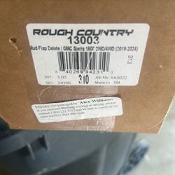 2018-2025 GMC Sierra Mudflap Delete