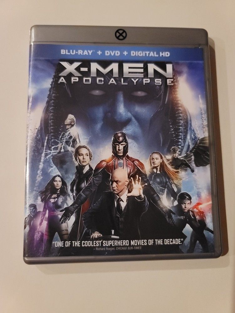$5 BLU RAY / DVD COMBO PACK . X-MEN APOCALYPSE. $5 OR TRADE FOR A MOVIE TITLE I DO NOT ALREADY OWN. BLU RAY / DVD ONLY NO DIGITAL .