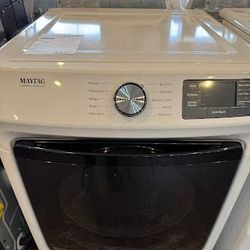 Maytag 7.3 Cu. Ft. White Front Load Gas Dryer